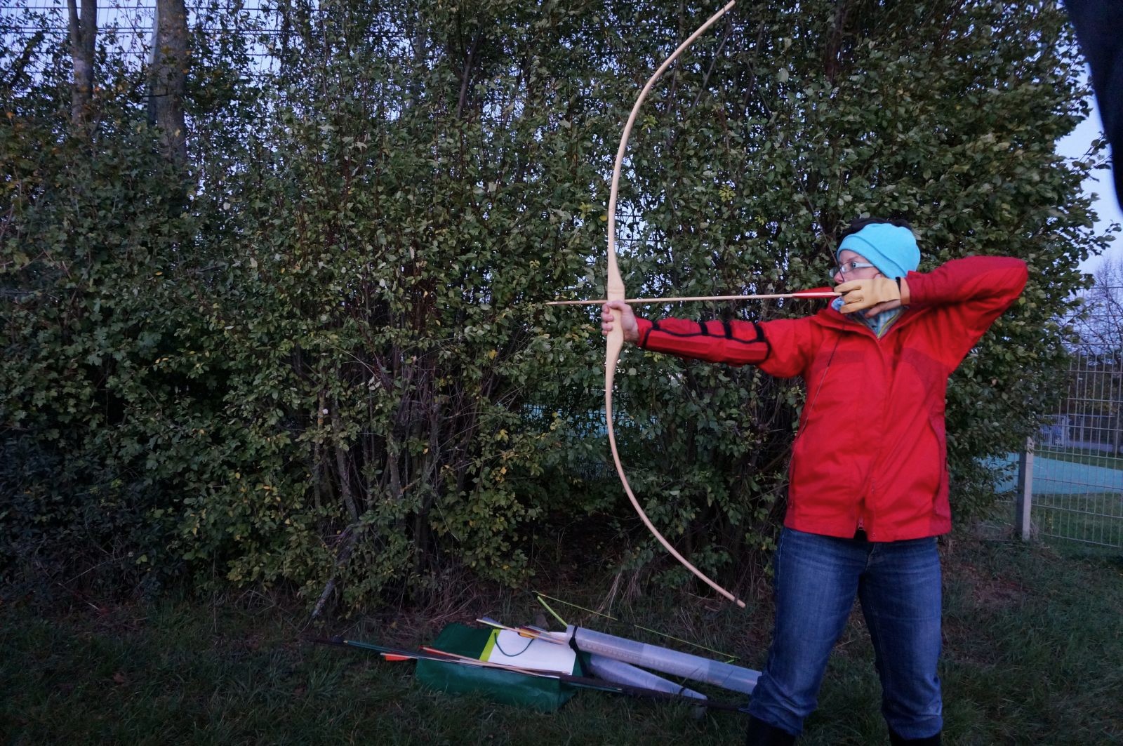 Intuitives Bogenschießen macht erfahrbar, was Standing bedeutet.